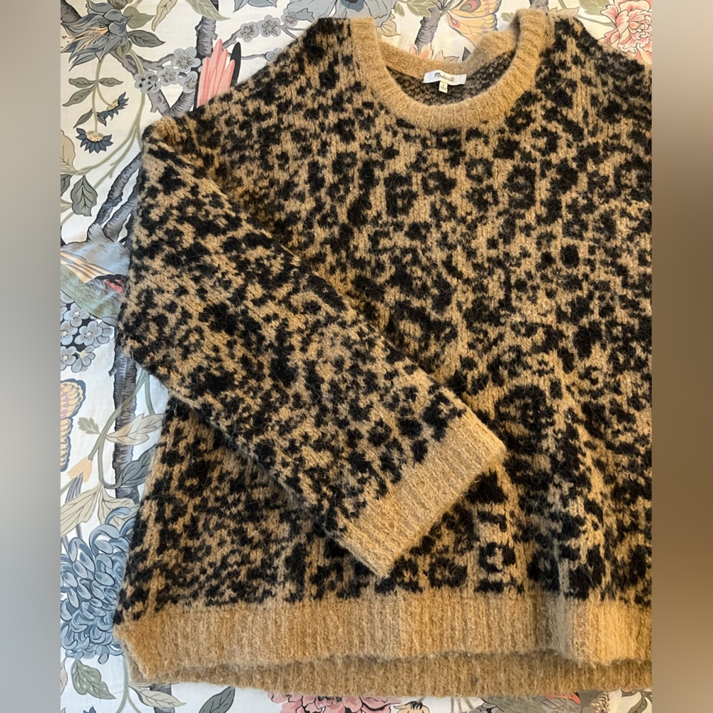 Madewell Animal Print Sweater